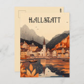 Carte Postale Hallstatt Autriche Voyage (Devant / Derrière)