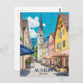 Carte Postale Hallstatt Autriche Voyage (Devant / Derrière)