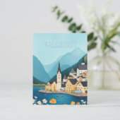 Carte Postale Hallstatt Autriche Voyage (Debout devant)