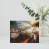 Carte Postale Hallucination des lampes de rue (Debout devant)