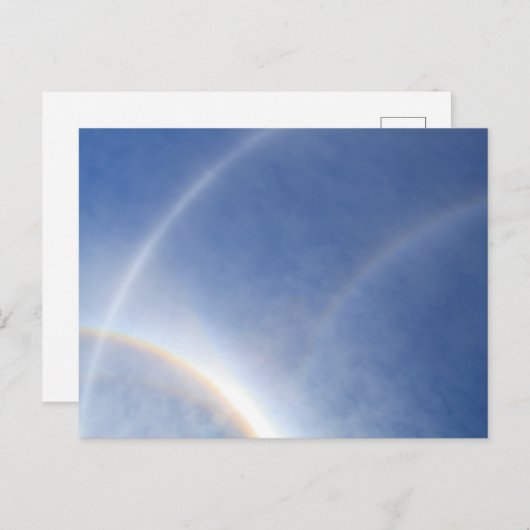 Carte Postale Halos autour du soleil (Devant / Derrière)