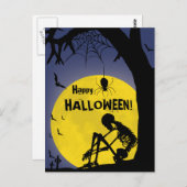 Carte Postale Haloween heureux (Devant / Derrière)