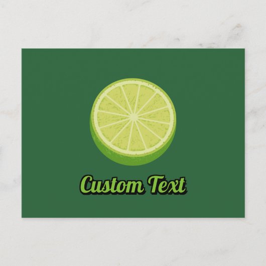 Carte Postale Halte Lime (Devant)