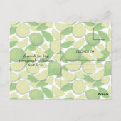 Carte Postale Halte Lime (Dos)