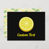 Carte Postale Halve Lemon (Devant / Derrière)