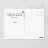 Carte Postale Ham Radio Christmas CQ Post Card (Dos)