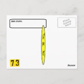 Carte Postale Ham Radio Evolution QSL CardPersonnalisez-Le ! (Dos)