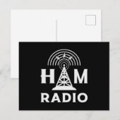 Carte Postale HAM Radio Opérateur Antenne Code Amateur Idée cade (Devant / Derrière)