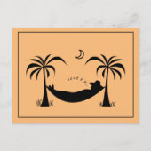 Carte Postale Hamac à neige (Devant)