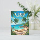 Carte Postale Hamac de Cebu Philippines (Debout devant)