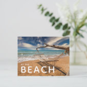 Carte Postale Hamac sur le rivage (Debout devant)