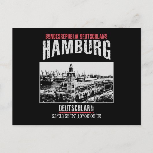 Carte Postale Hambourg (Devant)