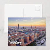 Carte Postale Hambourg, Allemagne (Devant / Derrière)