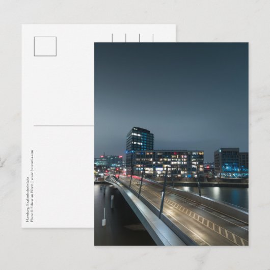 Carte Postale Hambourg Allemagne (Devant / Derrière)