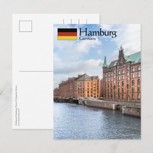 Carte Postale Hambourg Allemagne (Devant / Derrière)