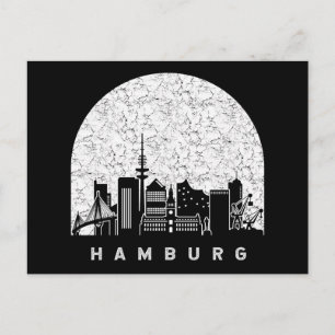 Carte Postale Hambourg Allemagne Skyline