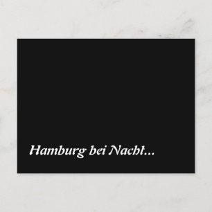 Carte Postale Hambourg bei Nacht