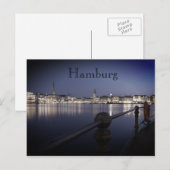Carte Postale Hambourg Binnenalster Postkarte (Devant / Derrière)