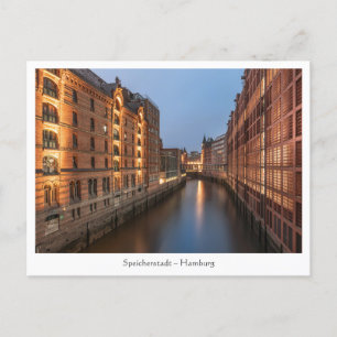 Carte Postale Hambourg Speicherstadt