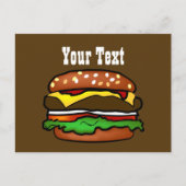 Carte postale Hamburger (Devant)