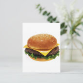 Carte Postale hamburger (Debout devant)