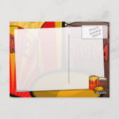 Carte Postale Hamburger (Dos)