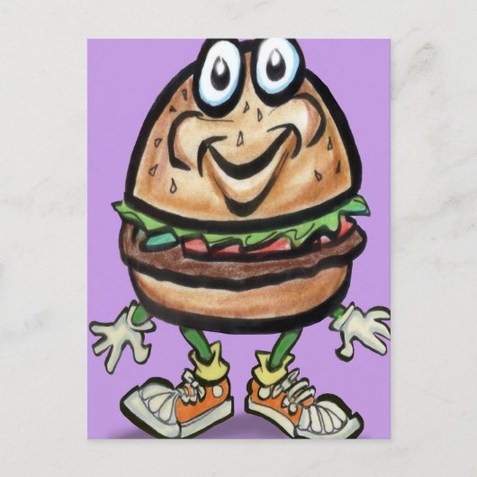 Carte Postale Hamburger (Devant)