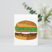 CARTE POSTALE HAMBURGER (Debout devant)