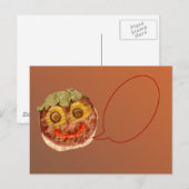Carte Postale Hamburger heureux (Devant / Derrière)