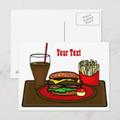 Carte postale Hamburger Platter (Devant / Derrière)