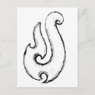 Carte Postale Hameçon Mauis