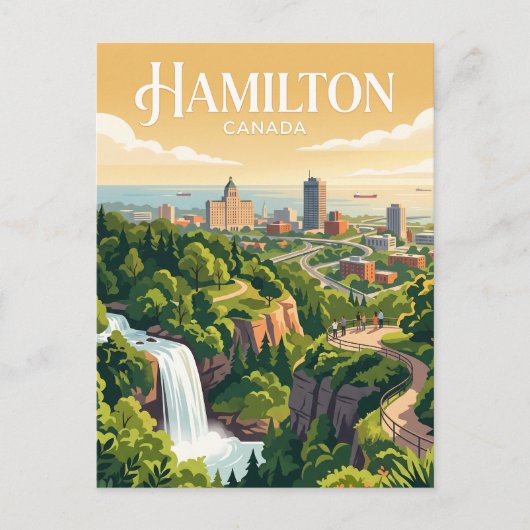 Carte Postale Hamilton, Canada (Devant)