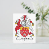 Carte Postale Hamilton Family Crest (Debout devant)