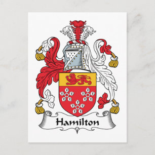 Carte Postale Hamilton Family Crest