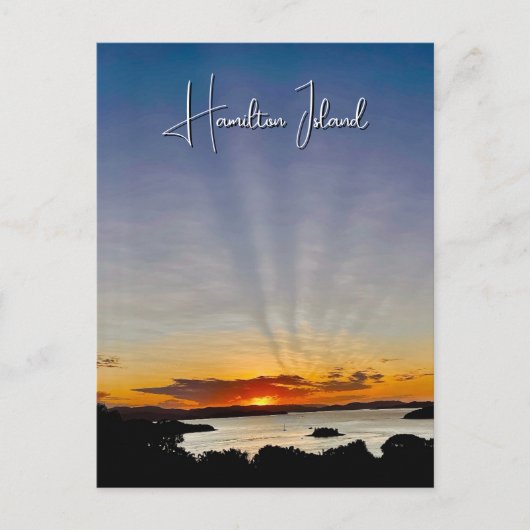 Carte Postale Hamilton Island Sunset (Devant)