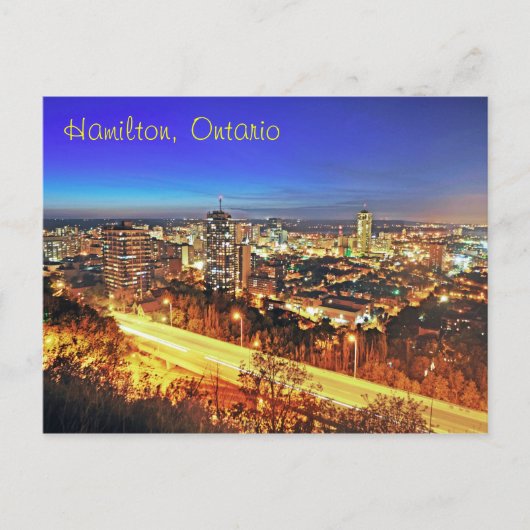 Carte Postale Hamilton, Ontario, Canada (Devant)