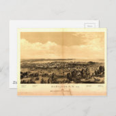 Carte Postale Hamilton, Ontario, Canada (1859) (Devant / Derrière)