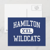 Carte Postale Hamilton Wildcats Middle Memphis Tennessee (Devant / Derrière)