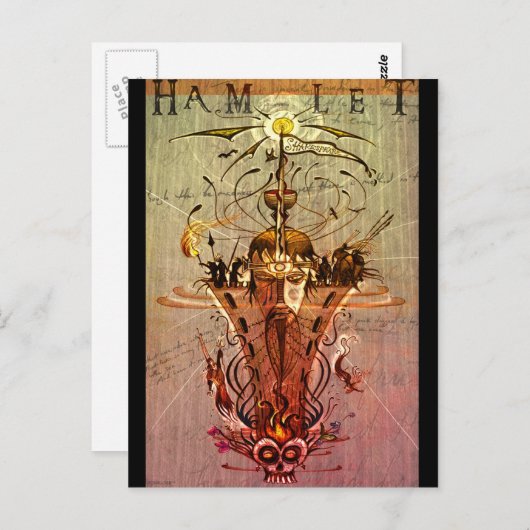 Carte Postale 'Hamlet' (Devant / Derrière)