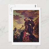 Carte Postale Hamlet Et Horatio Dans Le Cimetière (Devant / Derrière)