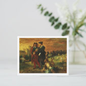 Carte Postale Hamlet et Horatio dans le cimetière, 1859 (huile s (Debout devant)