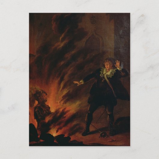 Carte Postale Hamlet et le fantôme de son père (Devant)