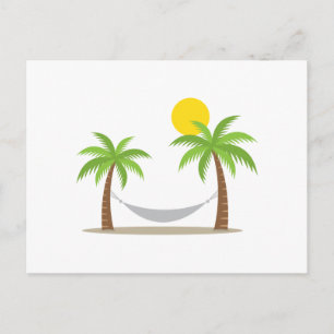 Carte Postale Hammock & Palms