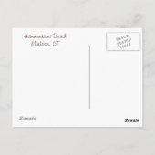 Carte postale Hammonasset (Dos)