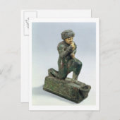 Carte Postale Hammurabi, roi de Babylone, praying before a sacre (Devant / Derrière)
