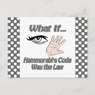 Carte Postale Hammurabis Code