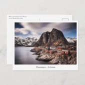 Carte Postale Hamnoy Lofoten (Devant / Derrière)