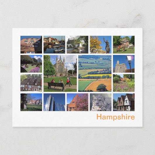 Carte Postale Hampshire (Devant)