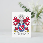 Carte Postale Hampton Family Crest (Debout devant)