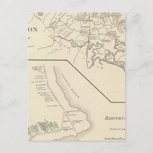 Carte Postale Hampton, plage de Hampton